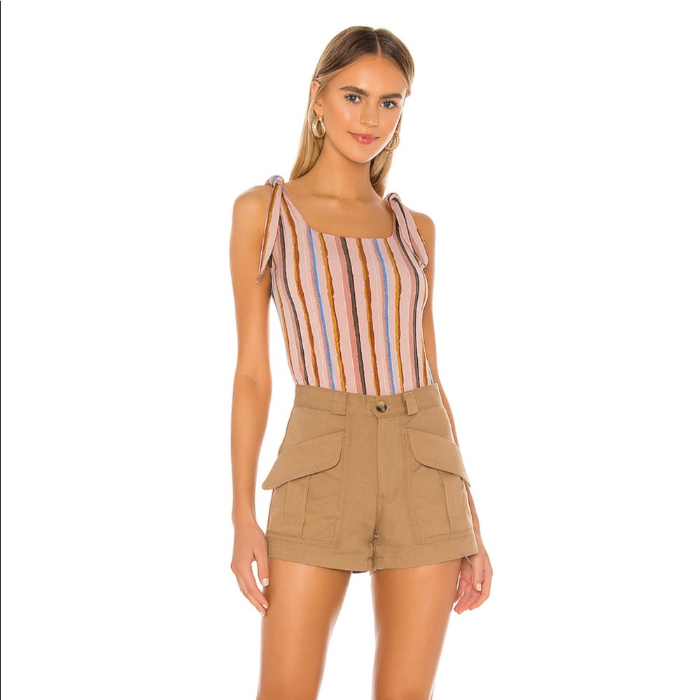 BCBGeneration Bodysuit in Multi Stripe